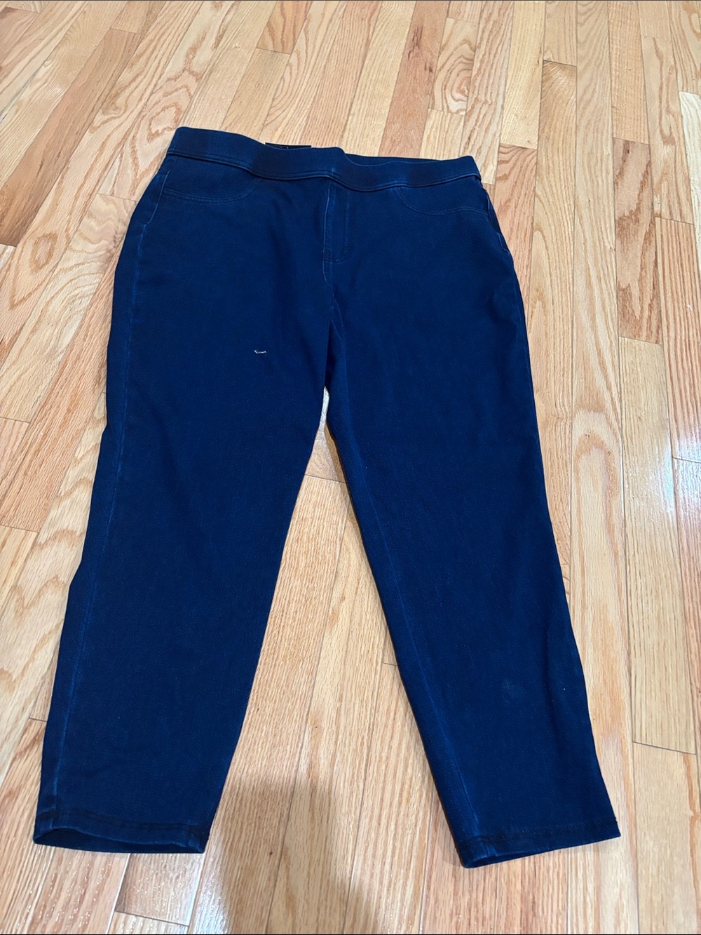 Women's Navy Pull-On stretchy jeans-  Time and True brand